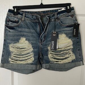 Denim shorts